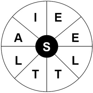 word wheel puzzle